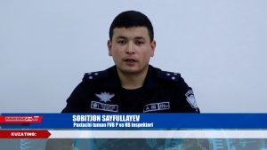 Mustaqillik bayrami oldidan xavfsizlikni ta’minlash bo’yicha Paxtachi tumani FVBning brifingi