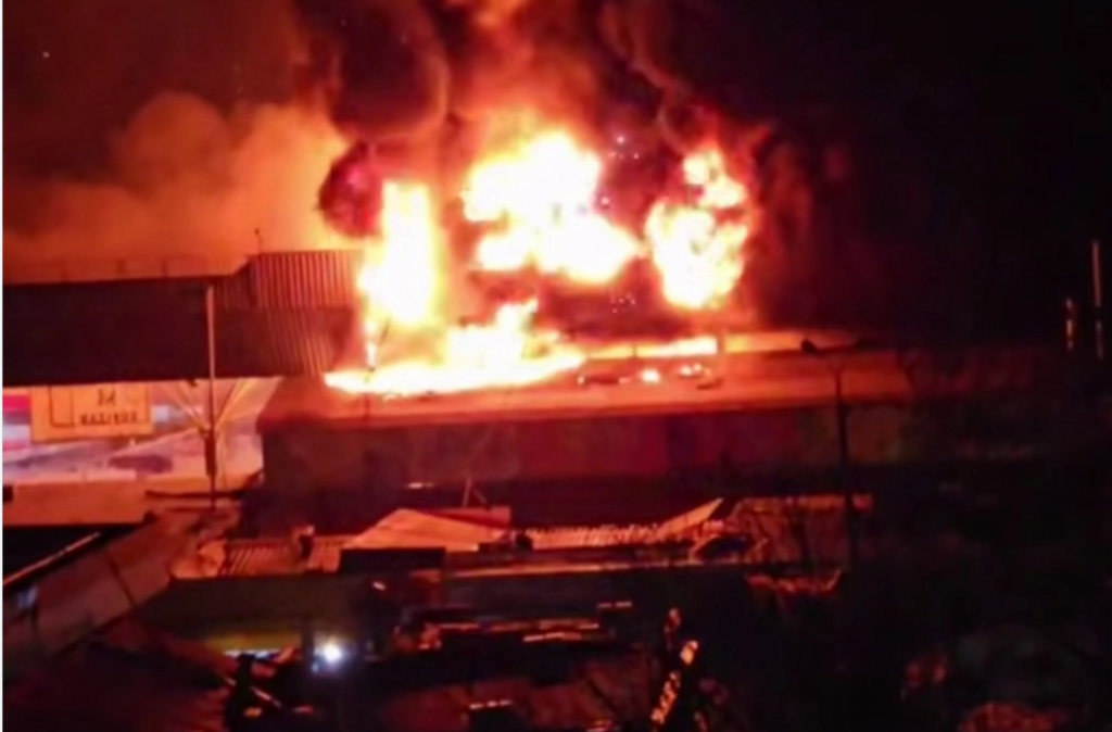 Toshkentda yirik yong’in sodir bo’ldi