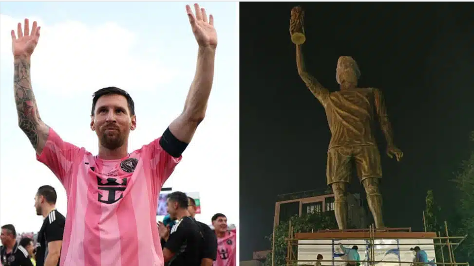 Kalkuttada Lionel Messiga haykal o‘rnatildi
