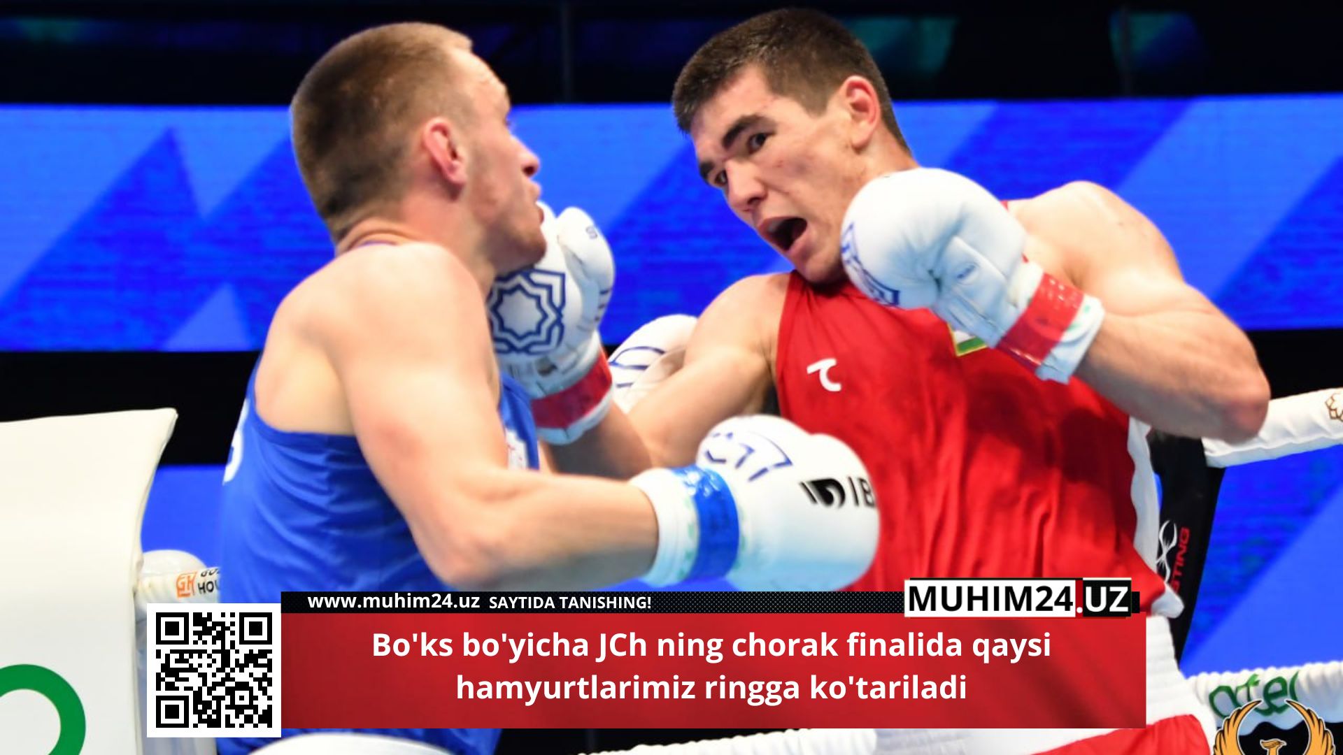 Bo’ks bo’yicha JCh ning chorak finalida qaysi hamyurtlarimiz ringga ko’tariladi