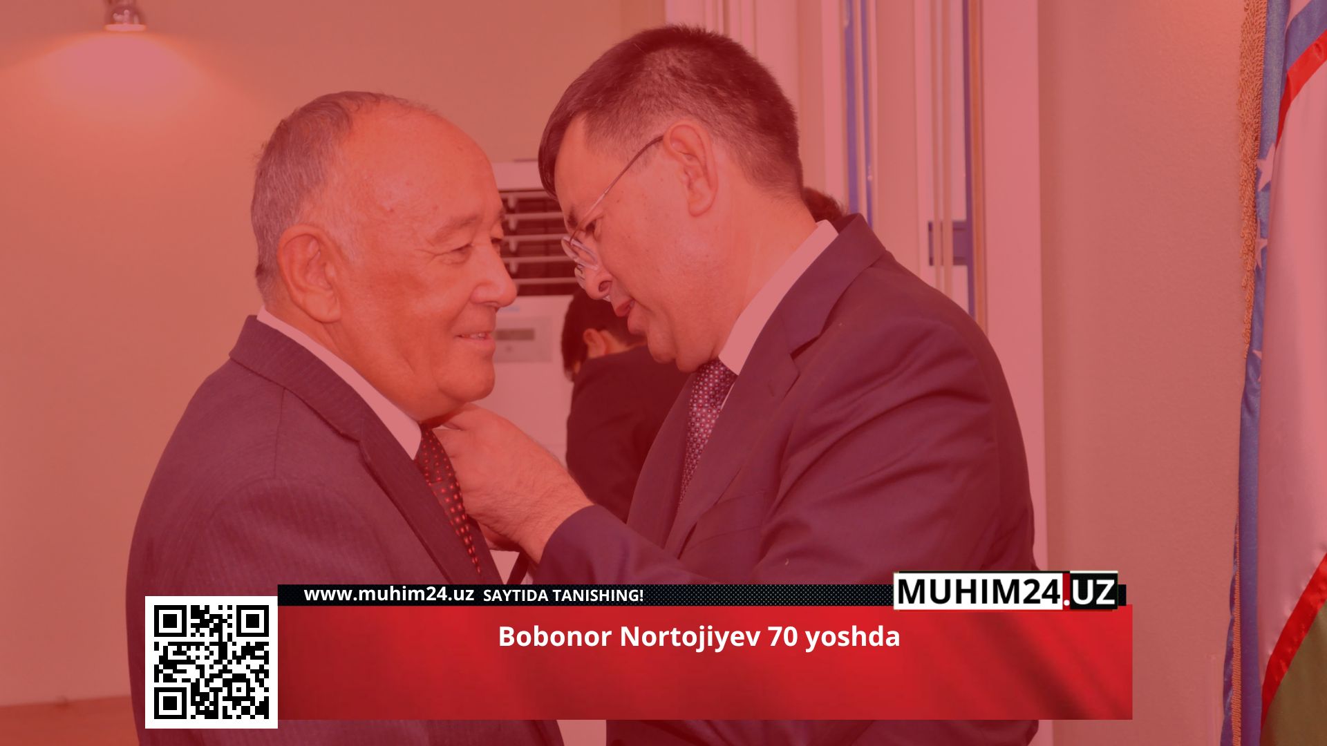 Bobonor Nortojiyev 70 yoshda