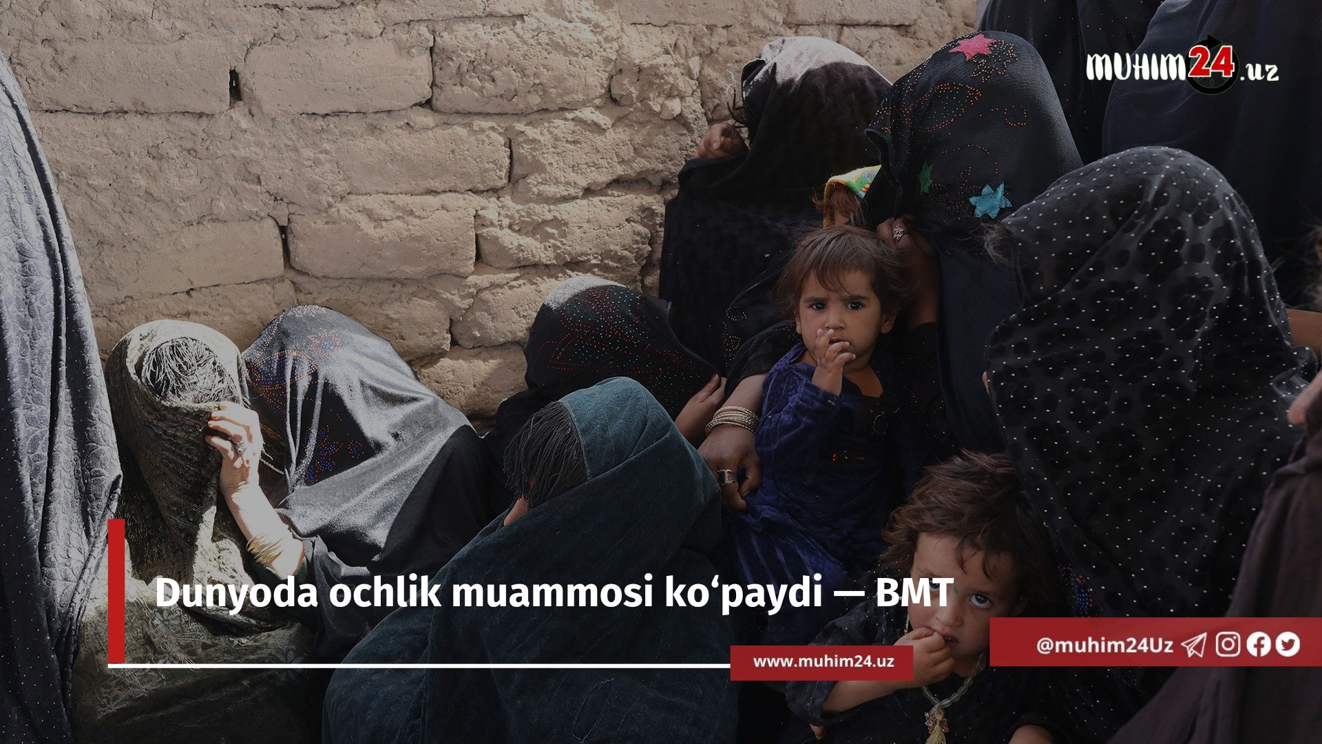 Dunyoda ochlik muammosi ko‘paydi — BMT