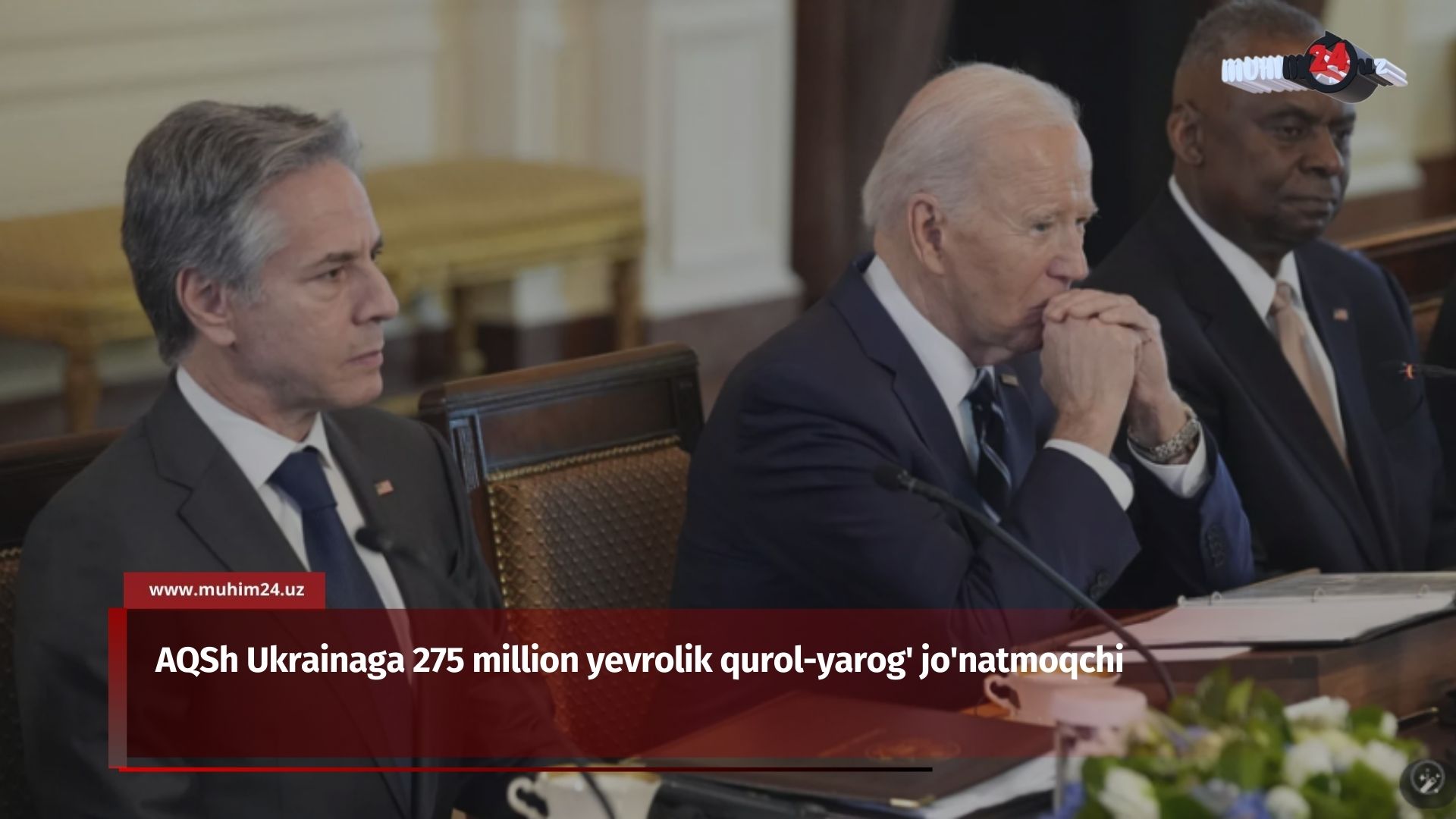 AQSh Ukrainaga 275 million yevrolik qurol-yarog’ jo’natmoqchi