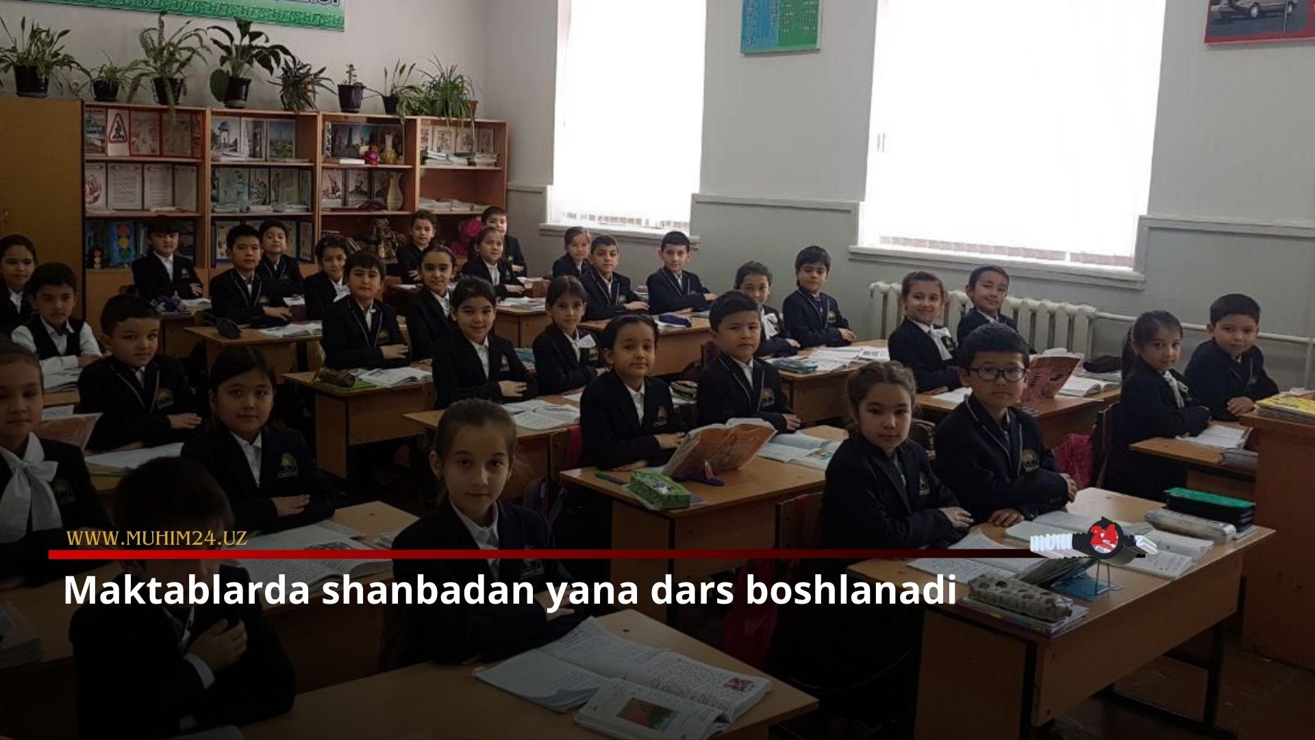 Maktablarda shanbadan yana dars boshlanadi