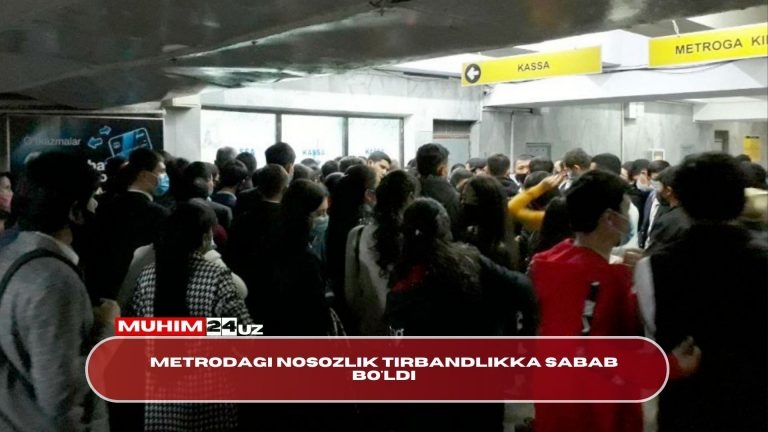 Metrodagi nosozlik tirbandlikka sabab bo’ldi