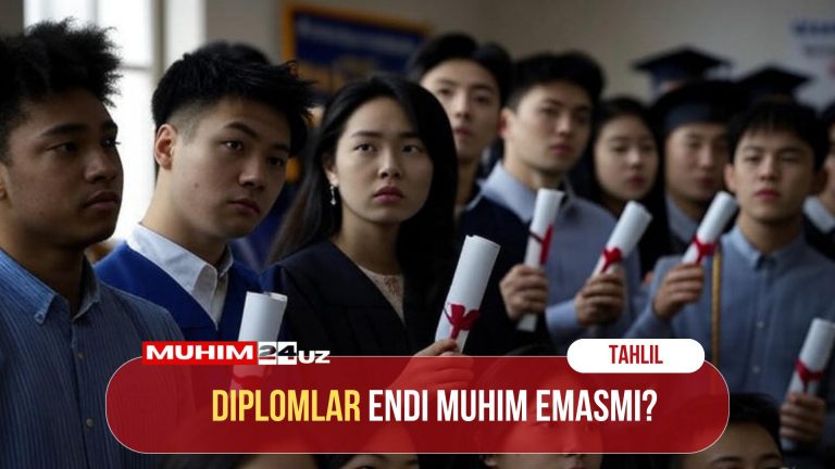 Diplomlar endi muhim emasmi?