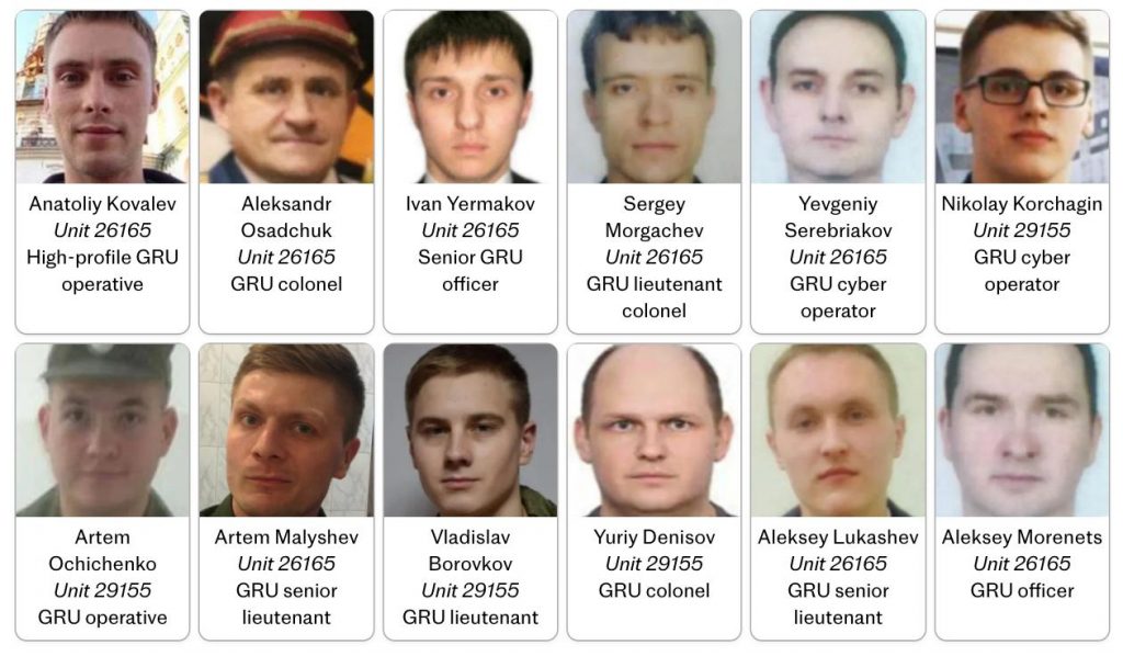 Britaniya Putinning 18 josusi ismlarini e’lon qildi