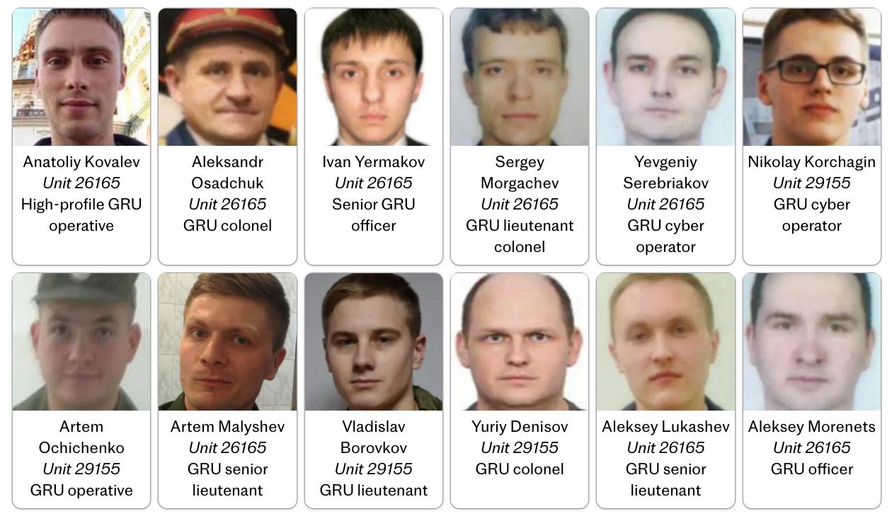 Britaniya Putinning 18 josusi ismlarini e’lon qildi