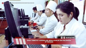 Endi Tibbiyot xodimlari besh kunlik ish rejimiga o’tishadi